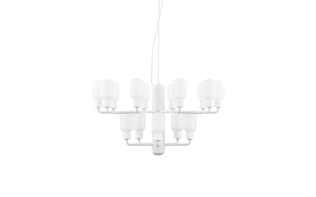 Amp Chandelier Taklampa Small EU Vit/Vit
