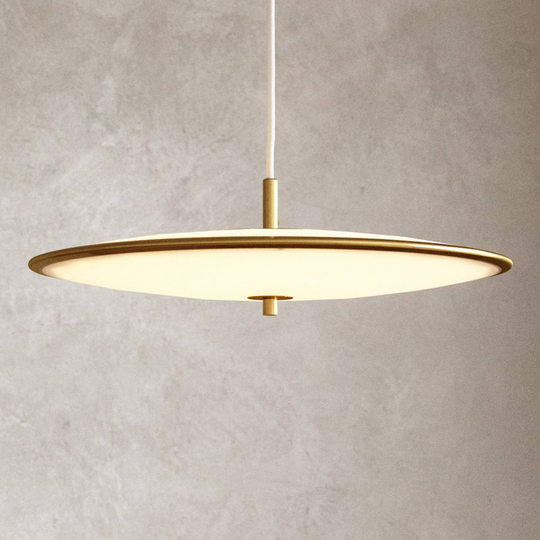 LED-hänglampa Blanche, dimbar, Ø 42 cm