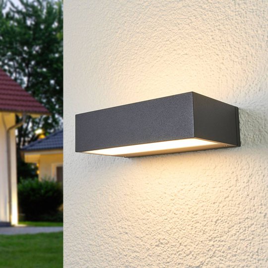 BEGA 33340K3 utomhusvägglampa up/down grafit 3000K