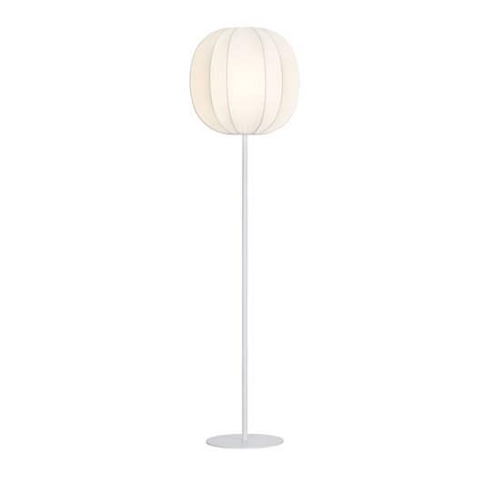 Neo golvlampa (vit fot) (Vit)