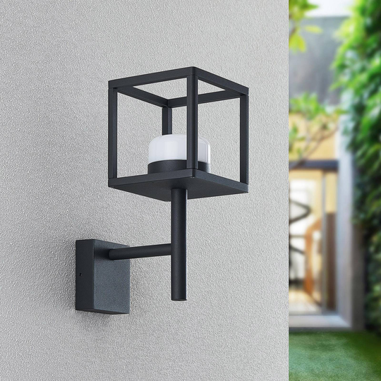 Lucande Timio utomhusvägglampa, uplight
