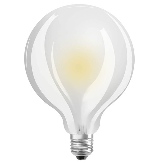 LED-globlampa E27 11,5W, varmvit, 1 521 lumen