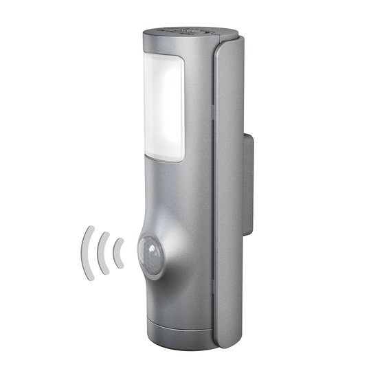 LEDVANCE Nightlux Torch LED-nattlampa silver