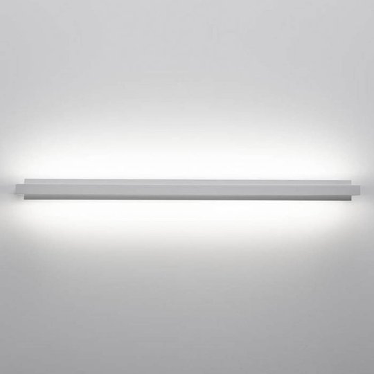 LED-vägglampa Tablet W1, bredd 66 cm, vit