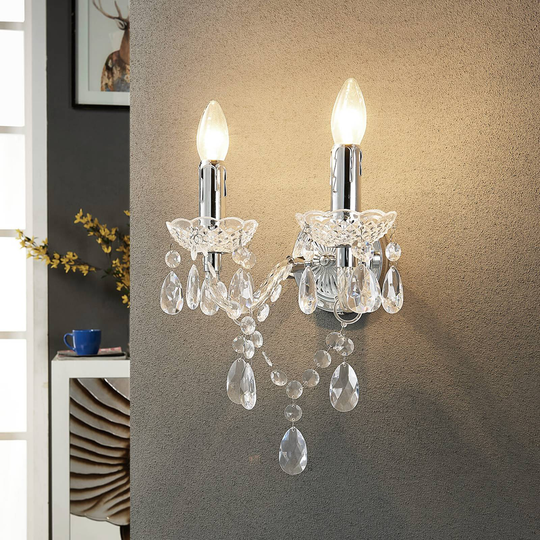 Merida - ädel vägglampa, 2 ljuskällor