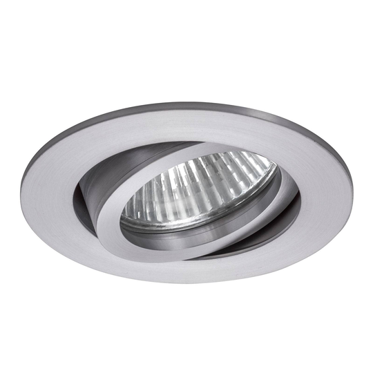 BRUMBERG 0063 takinbyggnadsspot rund aluminium