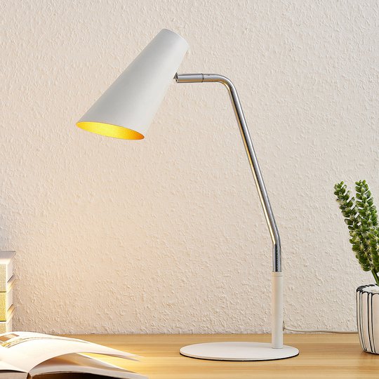 Lucande Wibke bordslampa i vitt