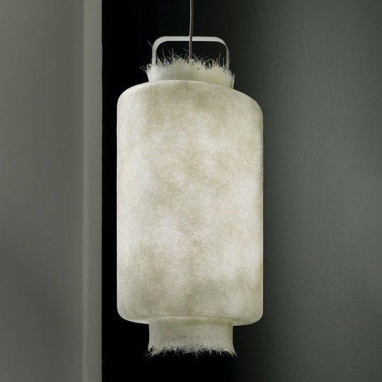 Karman Kimono - vit LED-hänglampa 40 cm