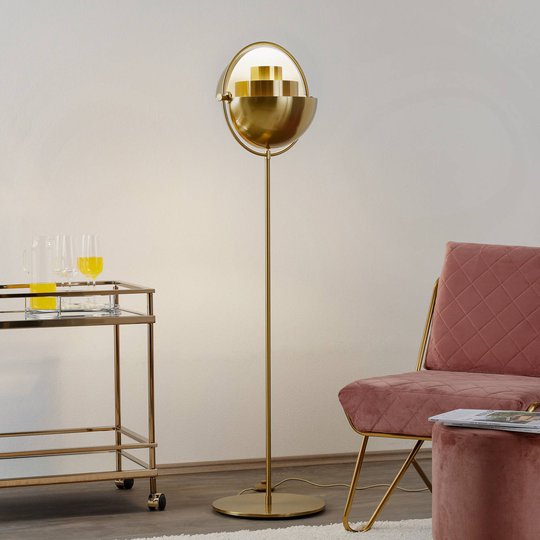 GUBI Multi-Lite golvlampa mässing