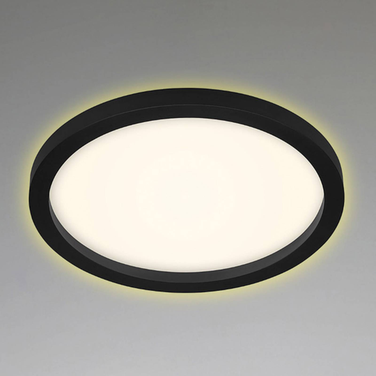 LED-taklampa 7361, Ø 29 cm, svart