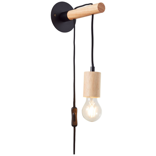 Jenji vägglampa (Trä)