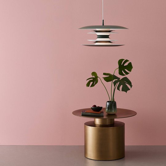LED-pendellampa Diablo Ø 40 cm avokadogrön