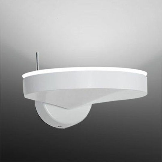 Vitt målad vägglampa 3-LED 1-lågig