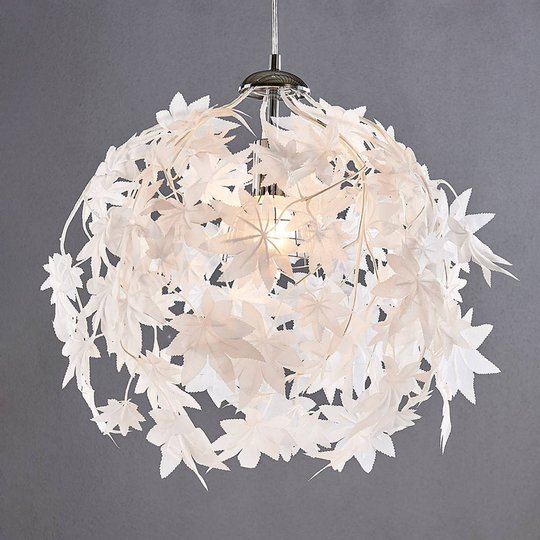 Taklampa Maple med bladmönster