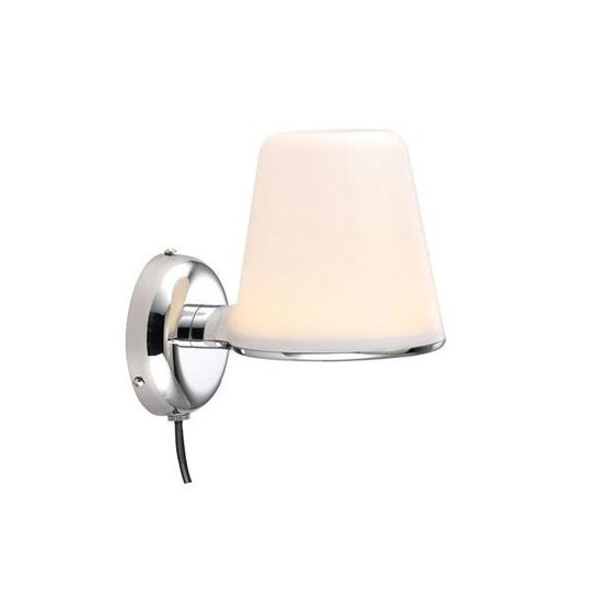 IP S8 vägglampa (Förkromad/blank)