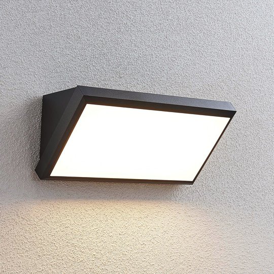 LED-utomhusvägglampa Abby utan sensor