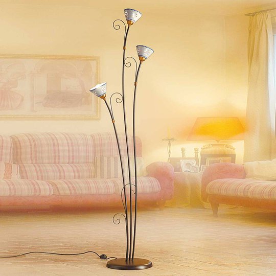 3-armad golvlampa LIBERTY