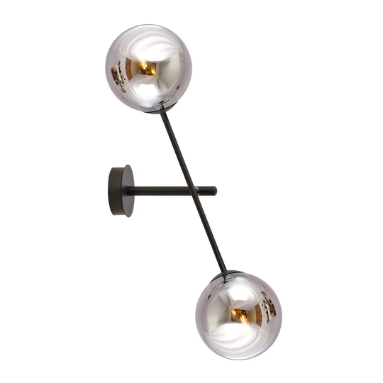Linear K2 vägglampa (Svart)