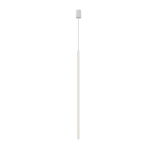 Hänglampa Laser, 1 lampa, vit, skärm 100 cm