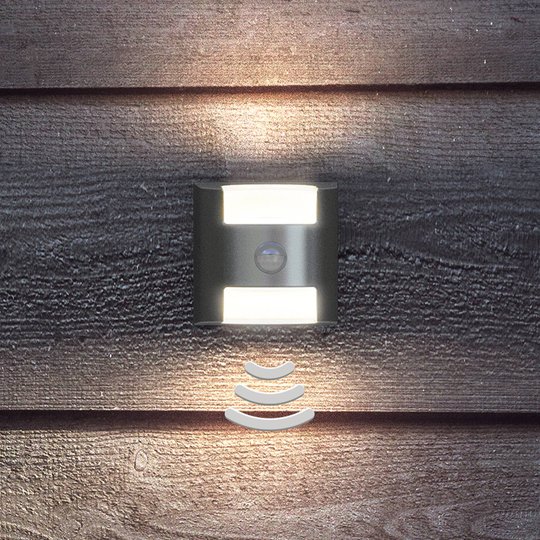 Funktionell LED-utomhusvägglampa Grass