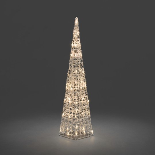 Pyramid akryl 90cm LED (Klar/transparent)