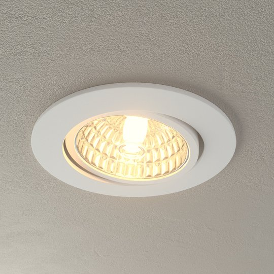 LED-inbyggnadsspotlight Rico 6,5 W vit