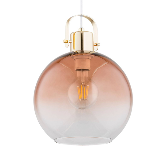 Hänglampa Haze, 1 lampa, orange