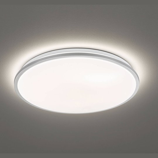 LED-taklampa Jaso, dimbar Ø 40 cm silver
