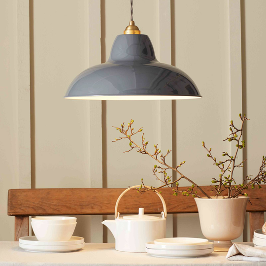 Anglepoise Original 1227 Brass Midi Wide grå