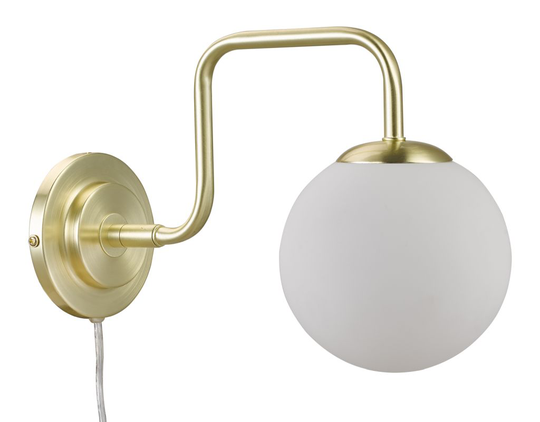 London vägglampa (Mässing/guld)