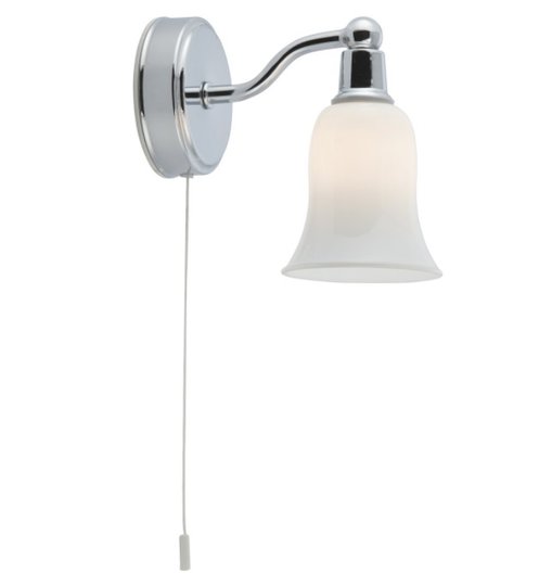 Vägglampa badrum IP44 (Förkromad/blank)