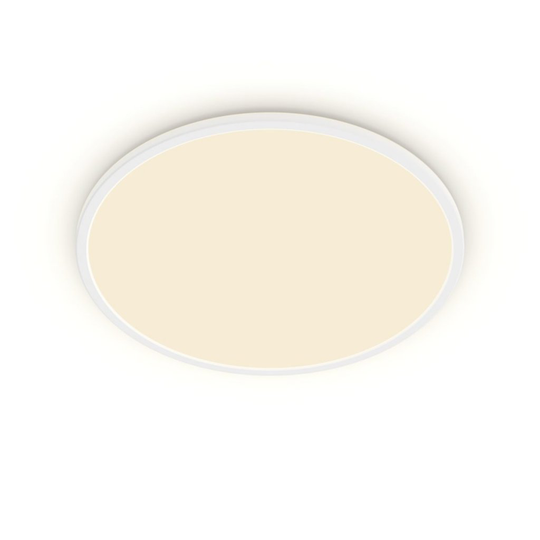 22W Plafond Superslim Vit