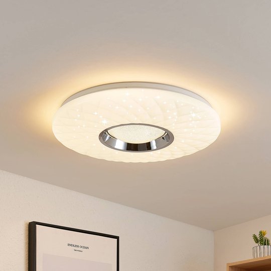Lindby Illaria LED-taklampa, RGBW, CCT, 49 cm
