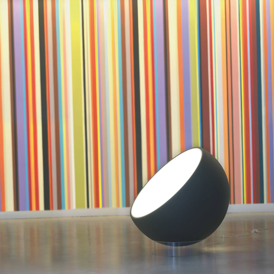 Prandina Biluna F5 golvlampa, matt svart