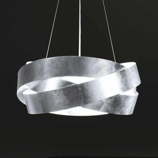 Pura – hänglampa med bladsilver