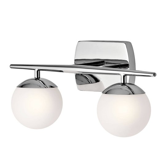 LED-badrumsvägglampa Jasper, 2 lampor