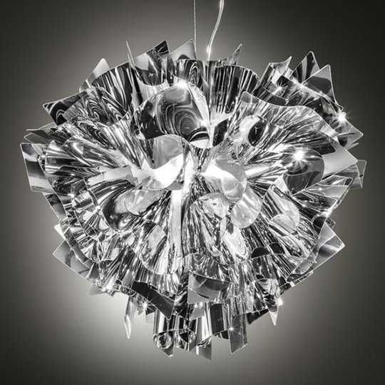 Slamp Veli designhänglampa, Ø 42 cm, silver
