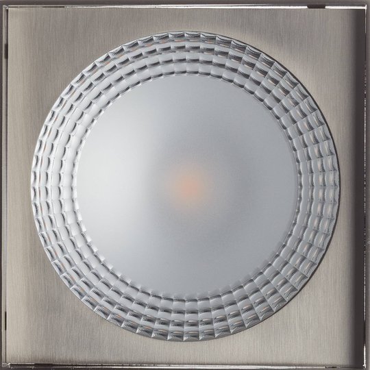 Helestra Kari LED-taklampa, kantig, nickel