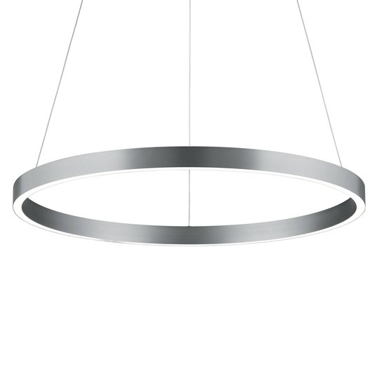 LED-hänglampa Svea-L 60 nickel