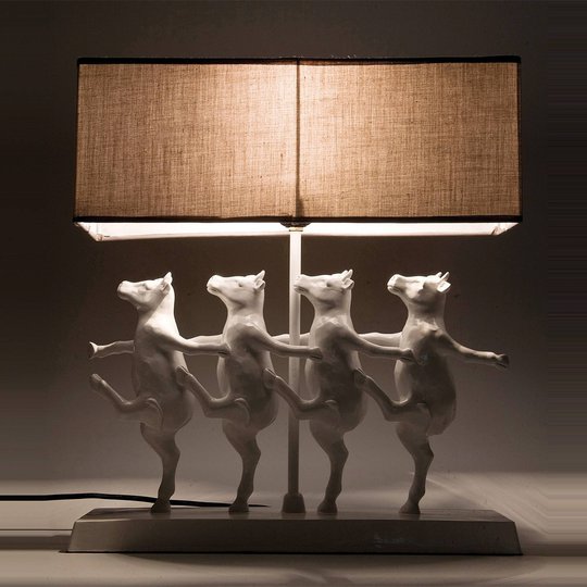 Rolig bordslampa DANCING COWS