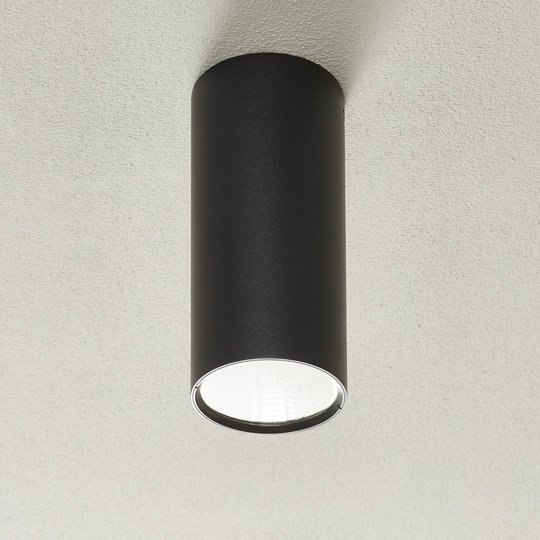 Lucande Takio LED-downlight 2 700 K Ø 10 cm svart
