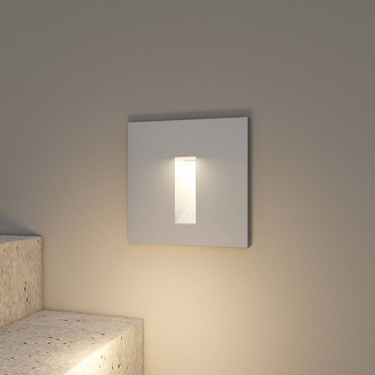 Arcchio Lanti LED-inbyggnadslampa, silver