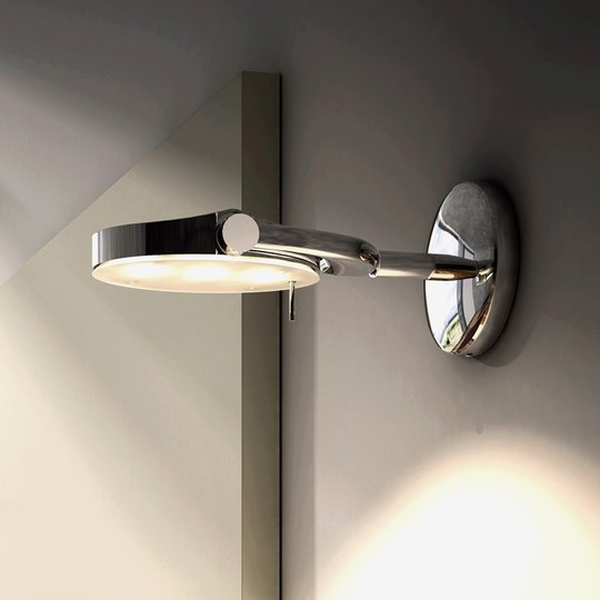 Liten sväng- och vridbar LED-vägglampa Perceval