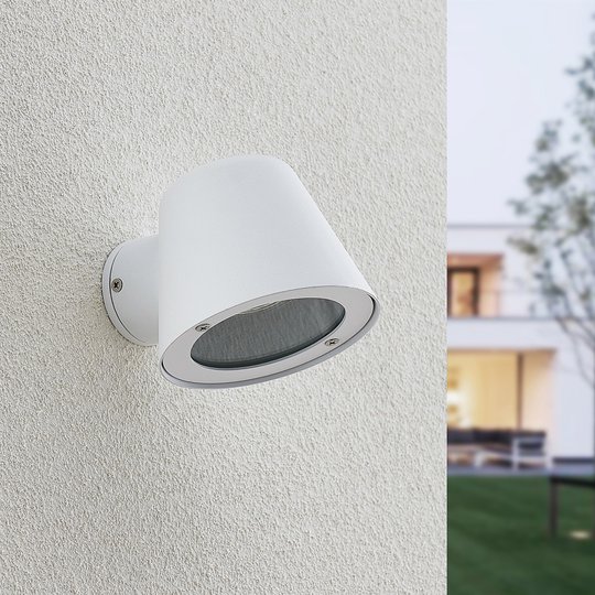 Lindby Ileyna utomhusvägglampa, vit