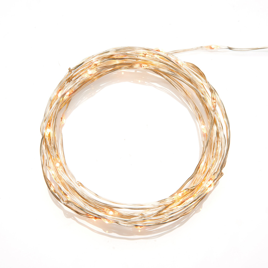 Slinga 100 LED micro amber (Silver)