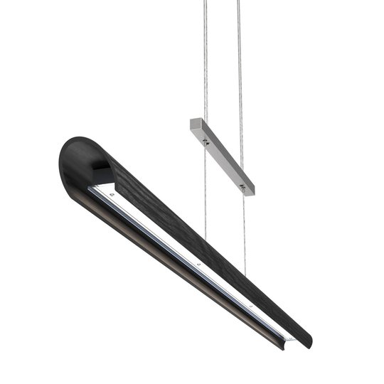 LED-pendellampa Colombia S, ek svart