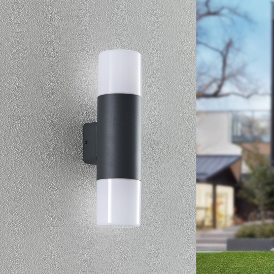 Lindby Tabyn utomhusvägglampa, 2 lampor