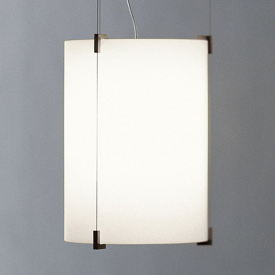 Prandina CPL S1 pendellampa krom glas opalvit