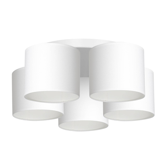 Taklampa Soho, cylindrisk, 5 lampor vit