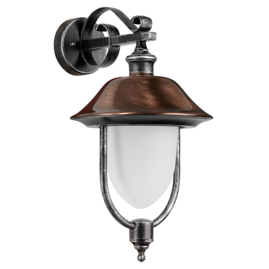 LED-utomhusvägglampa 1154LED, aluminium, hängande